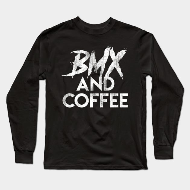 BMX and Coffee Long Sleeve T-Shirt by BMX Style